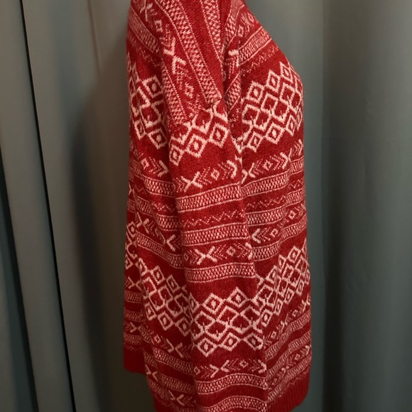 LOFT Fair Isle Cardigan Sweater – Women’s Medium - Picture 3 of 6